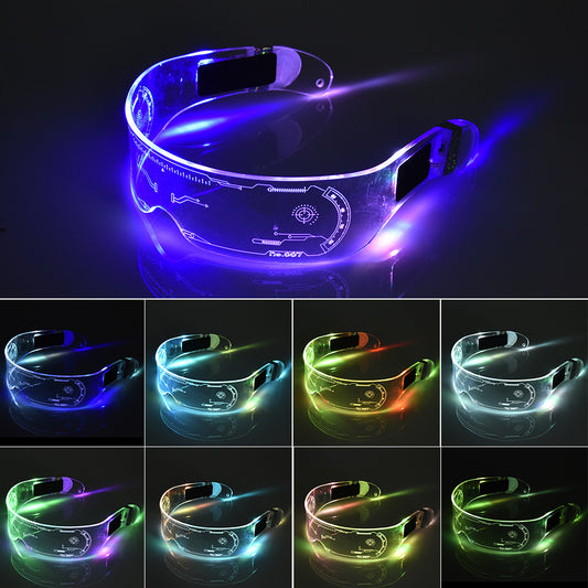 Cyberpunk LED Luminous Glasses